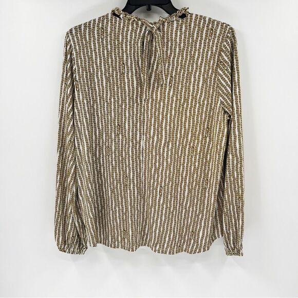 Michael Kors Chain Print Top - Picture 3 of 7